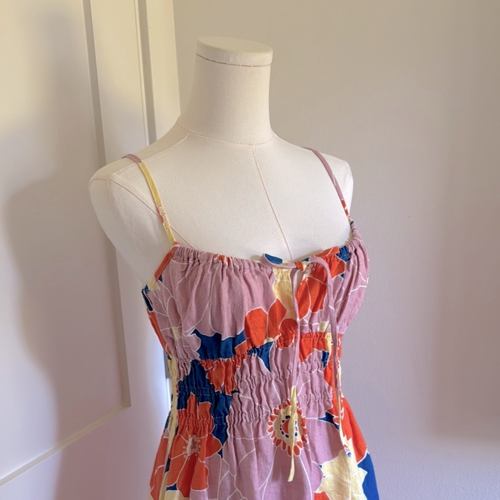 Rails Octavia Linen Maxi Dress | Flower Power